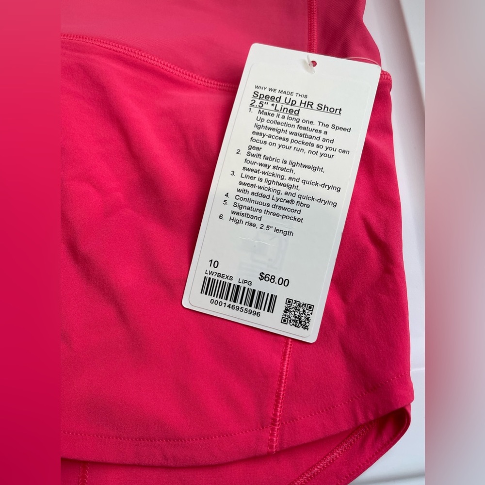 Lululemon High-Rise Lined Short 2.5" - Picture 6 of 7